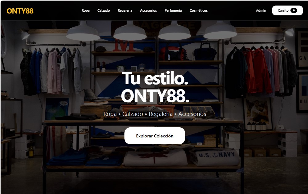 ONTY88 - Tienda Online